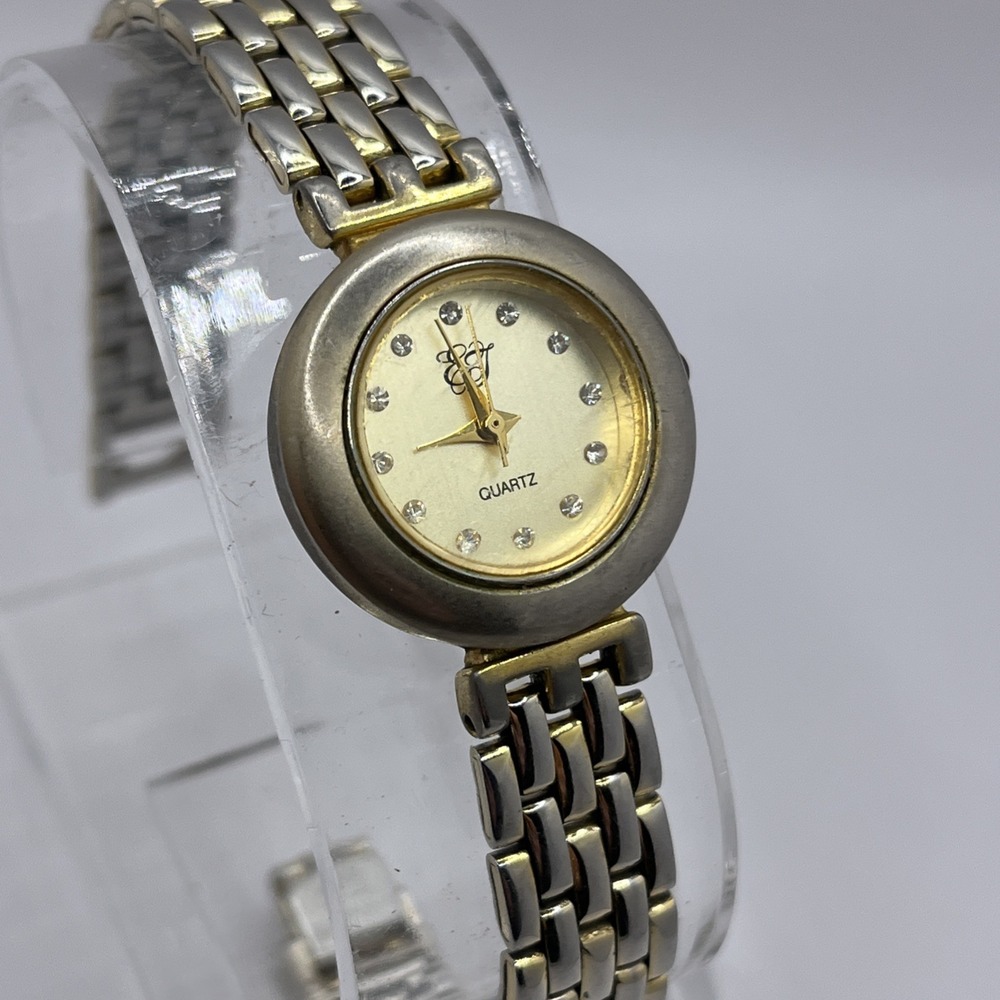 Vintage Elizabeth Taylor Women's Watch Quartz Gold Tone 24mm - New Battery